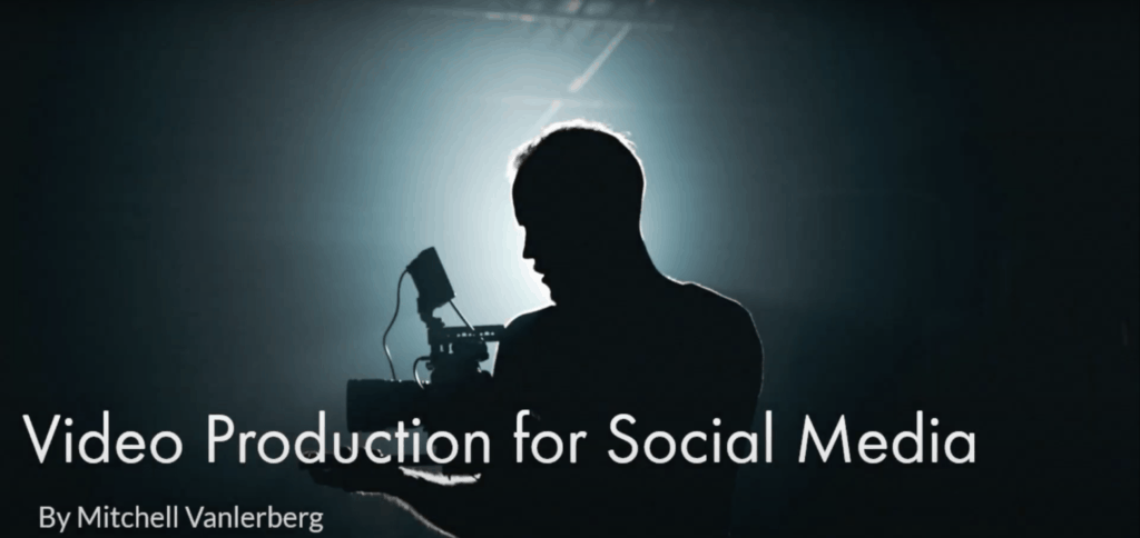 video production for social media title card