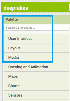 palette tab